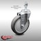 Service Caster 5 Inch SS Thermoplastic Rubber Wheel Swivel 12mm Threaded Stem Caster SCC SCC-SSTS20S514-TPRB-M1215 - alternate 3